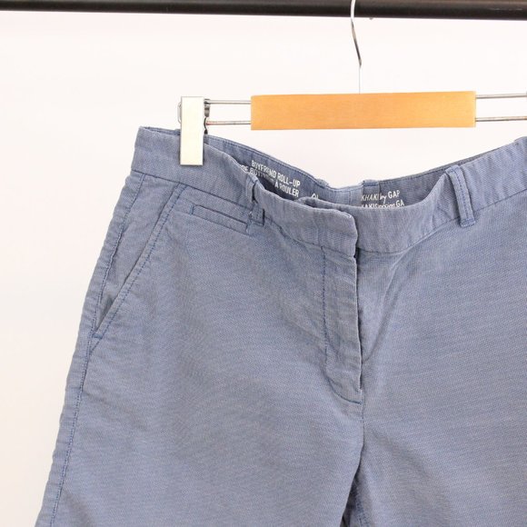 *Khakis by Gap Boyfriend Roll Up Bermudas - Picture 2 of 5